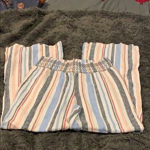 ❤️❤️Wide leg cotton linen trousers